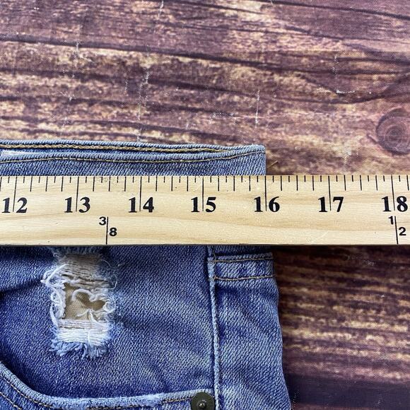 Rag & Bone Jeans Women's Size 27 The Skinny Tomboy Light Wash Patches 32x26 - Picture 9 of 12